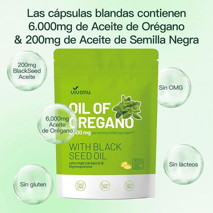 CÁPSULAS BLANDAS DE ACEITE DE ORÉGANO